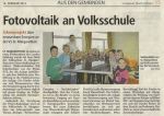 Zeitungsbericht Energieprojekt Ln