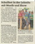 Zeitungsbericht Bezirksblatt